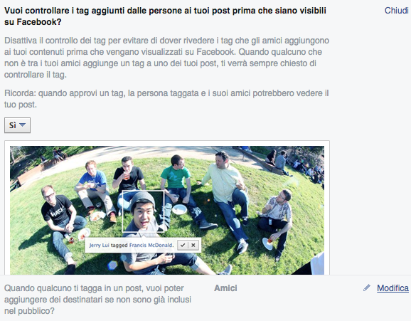 Come non essere taggati su Facebook